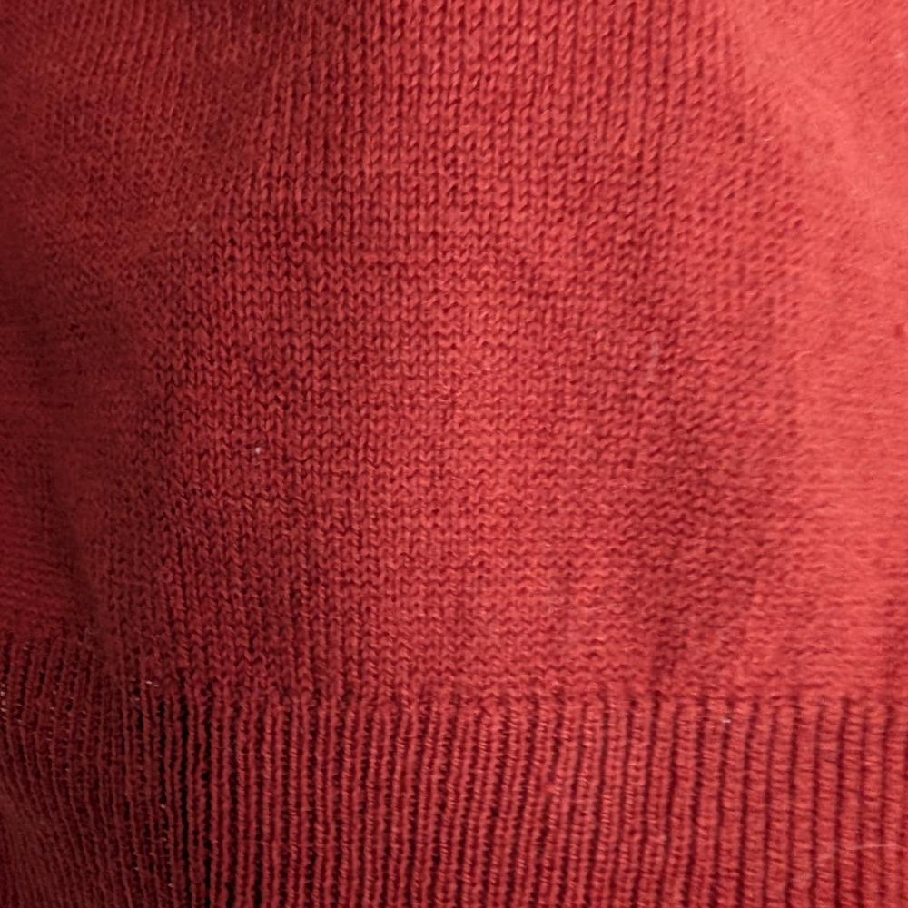 Men's Rust Sweater - Picture 3 of 3